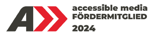 Accessible media Fördermitglied Logo