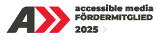 Logo Accessible Media Fördermitglied 2024