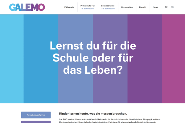 Screenshot der Startseite frauleinfischer.at