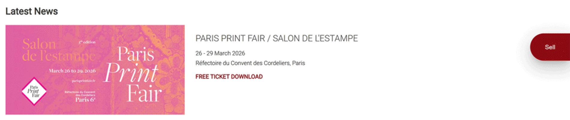 Screenshot der Startseite woodblock-print.eu