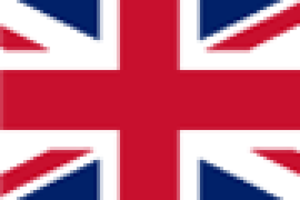 Englische Flagge für Mehrsprachigkeit