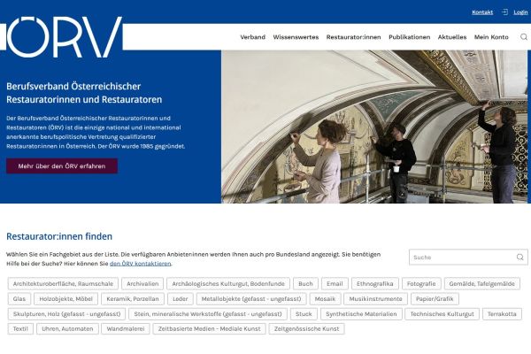 Screenshot orv.at