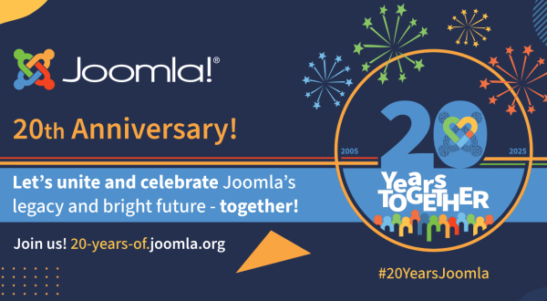 Sticker 20 Jahre Joomla - 20 years together